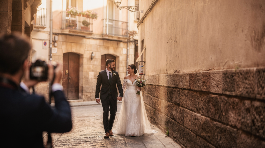 Cómo crear una narrativa visual en un reportaje de boda