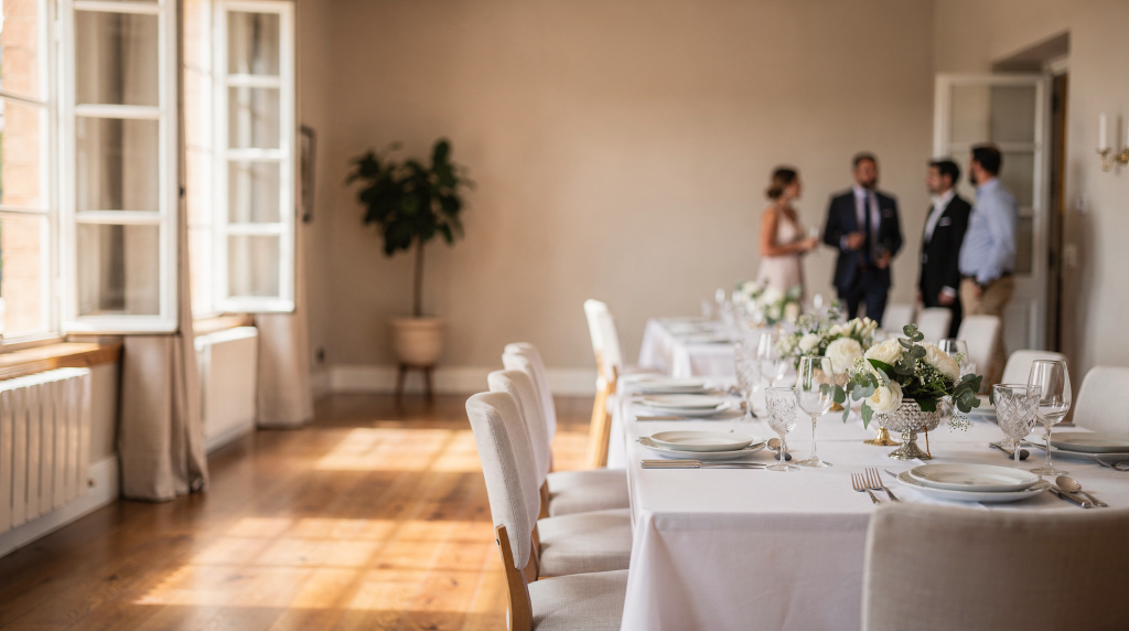 Cómo fotografiar interiores para celebraciones y eventos