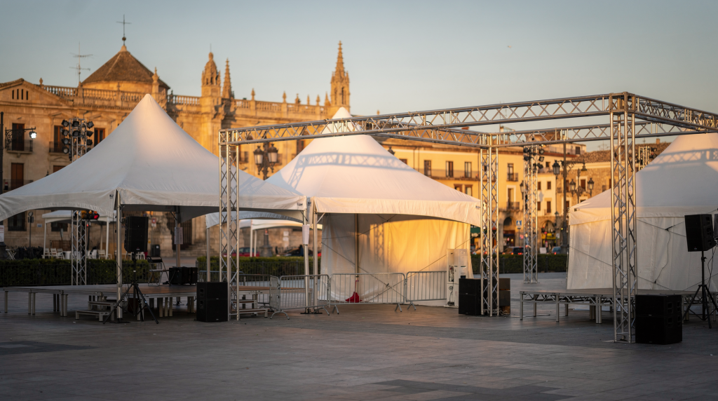 Fotografiar arquitectura efímera: escenarios, carpas y montajes